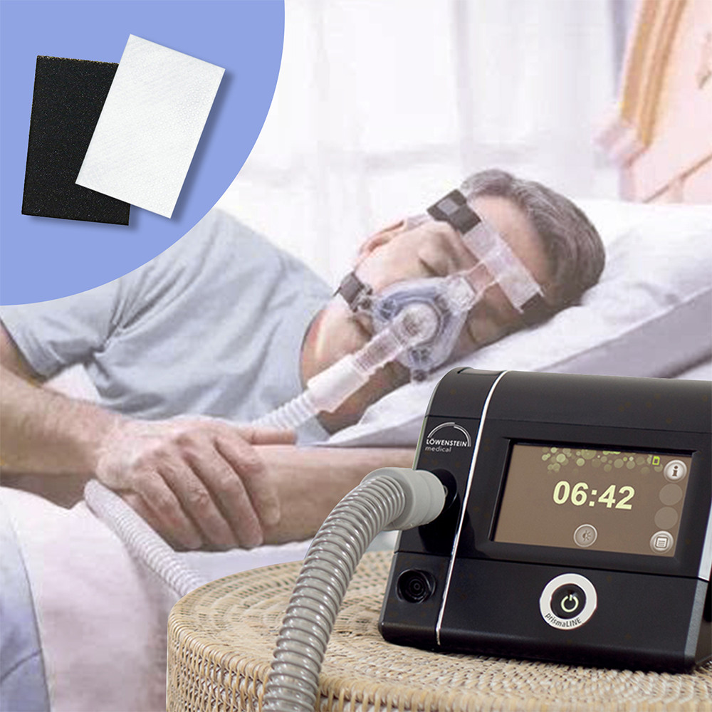 Jual 20Pair Weinmann Prisma CPAP Filters Ventilator Black Foam Filters ...