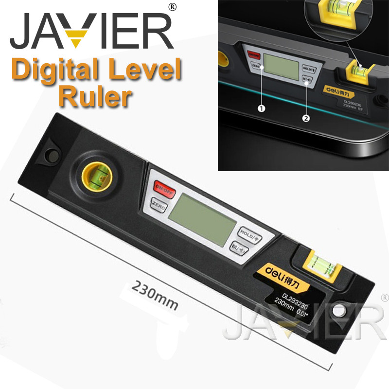 Jual jeniperr44 JAVIER 230mm Digital Level Ruler Protractor Angle ...