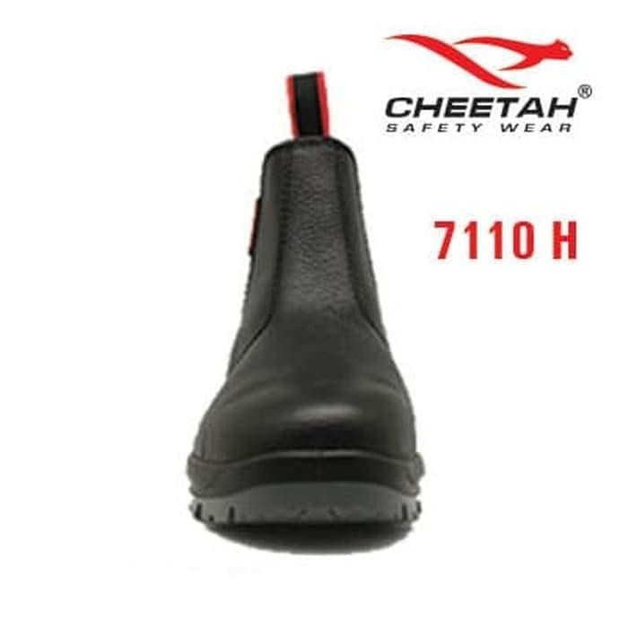 Jual New // Sepatu Safety Cheetah 7110H 7110 H Safety Shoes Boots Kulit ...