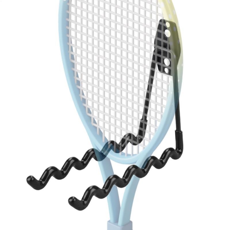 Jual IMPORT Wall Mounted Racket Holder Tennis Racket Holder Badminton ...