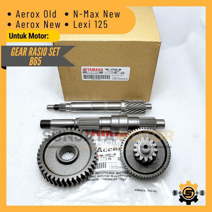 Jual Gear Rasio Set Original Yamaha B65 Gigi Rasio Aerox Old Nmax New ...