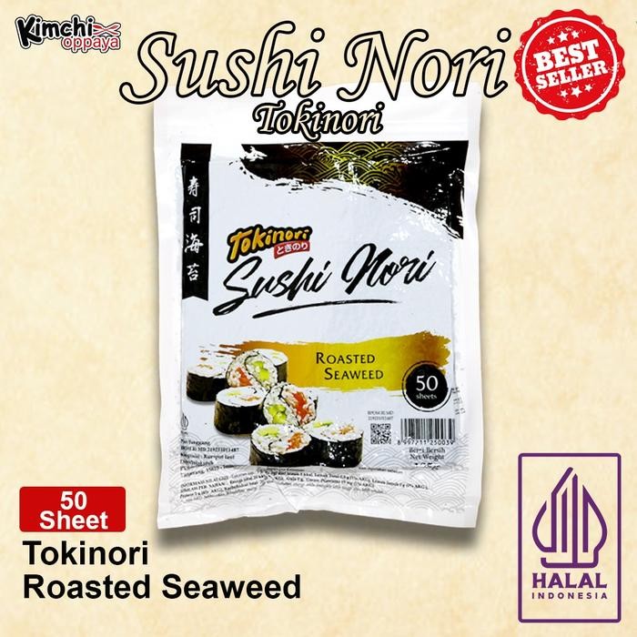 Jual RATN Tokinori Sushi Nori Halal 50 Lembar Rumput Laut Sushi/Kimbab ...