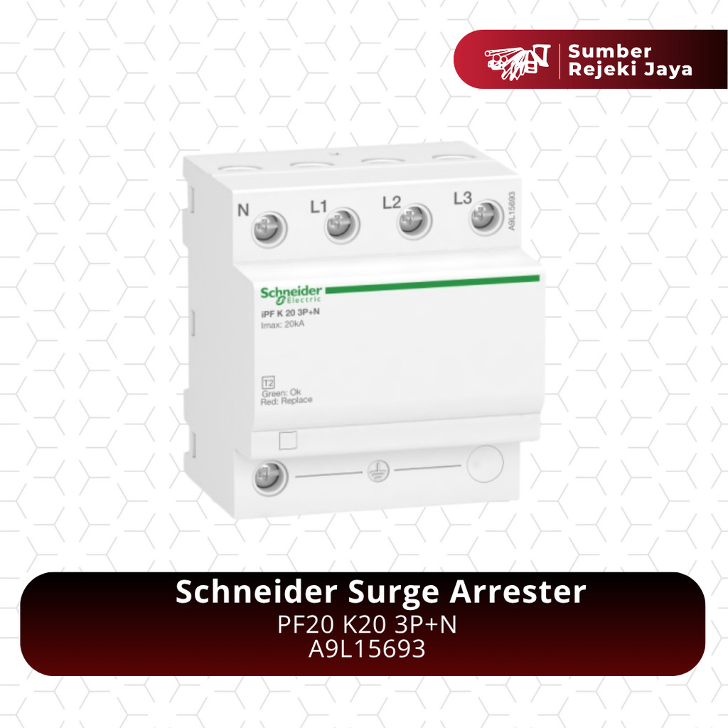 SCHNEIDER SURGE ARRESTER ARESTER PF20 K20 3P+N | A9L15693