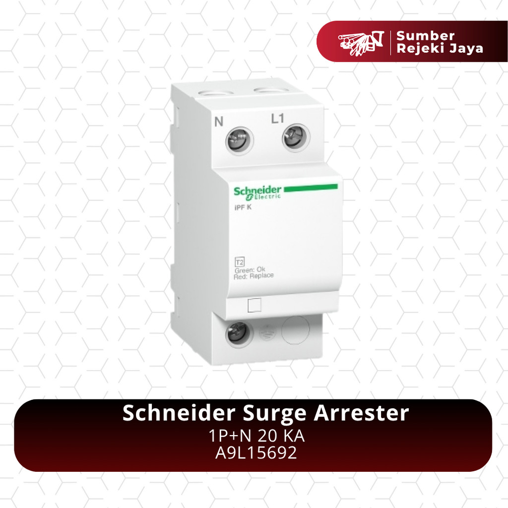 SCHNEIDER SURGE ARRESTER ARESTER 1P+N 20KA | A9L15692