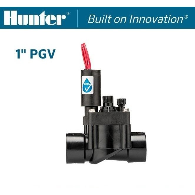 Hunter PGV-101 Kugelventil – 1 Zoll IG X IG, Mit Durchflussregulierung – Für Bewässerungssysteme