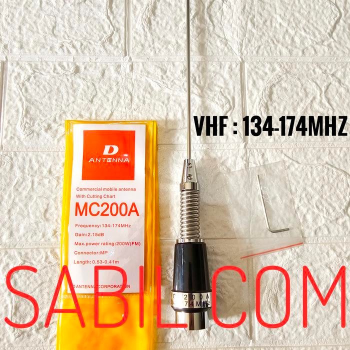 Jual ANTENA RADIO RIG MOBIL VHF D ANTENNA MC200A VHF / ANTENNA RIG ...