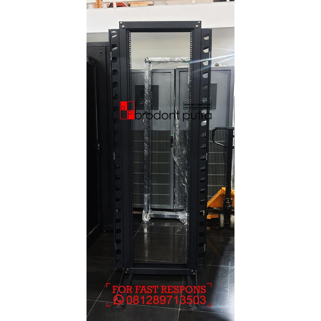 Jual Open Rack 19 inch with wire management vertical Harga Saudara ...