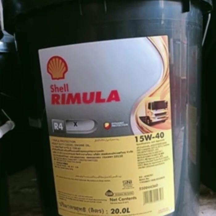 Jual OLI SHELL RIMULA R4 X 15W - 40 / 20 LITER 20L | Shopee Indonesia