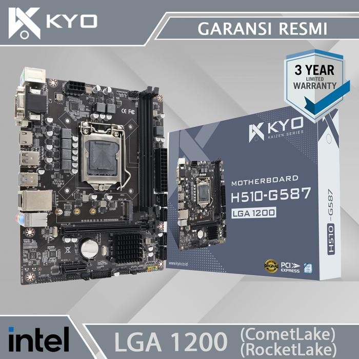 Jual MOTHERBOARD KAIZEN H510 SOCKET LGA 1200 DDR4 MOBO H510 INTEL ...
