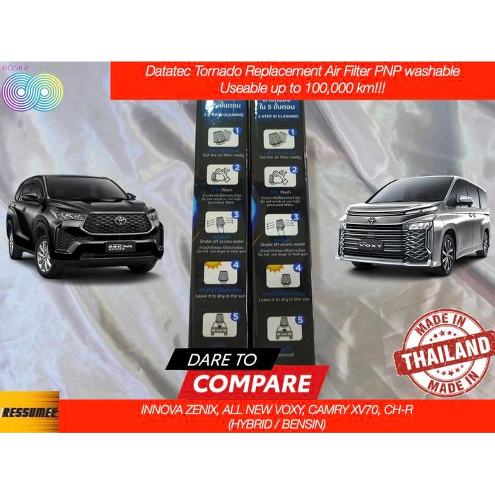 Jual datatec filter innova zenix all new voxy corolla cross chr camry ...