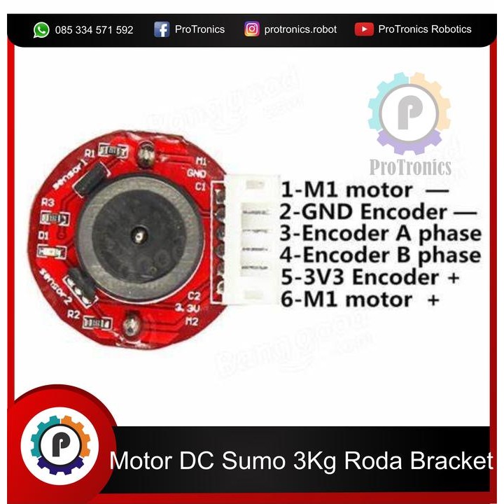 Jual MOTOR DC 12V ROBOT SUMO 3KG + RODA + BRACKET FULL SET | Shopee ...