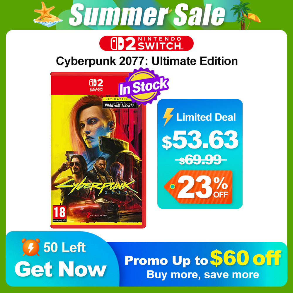 Jual Nintendo Switch 2 Cyberpunk 2077 Ultimate Edition Juegos Games ...