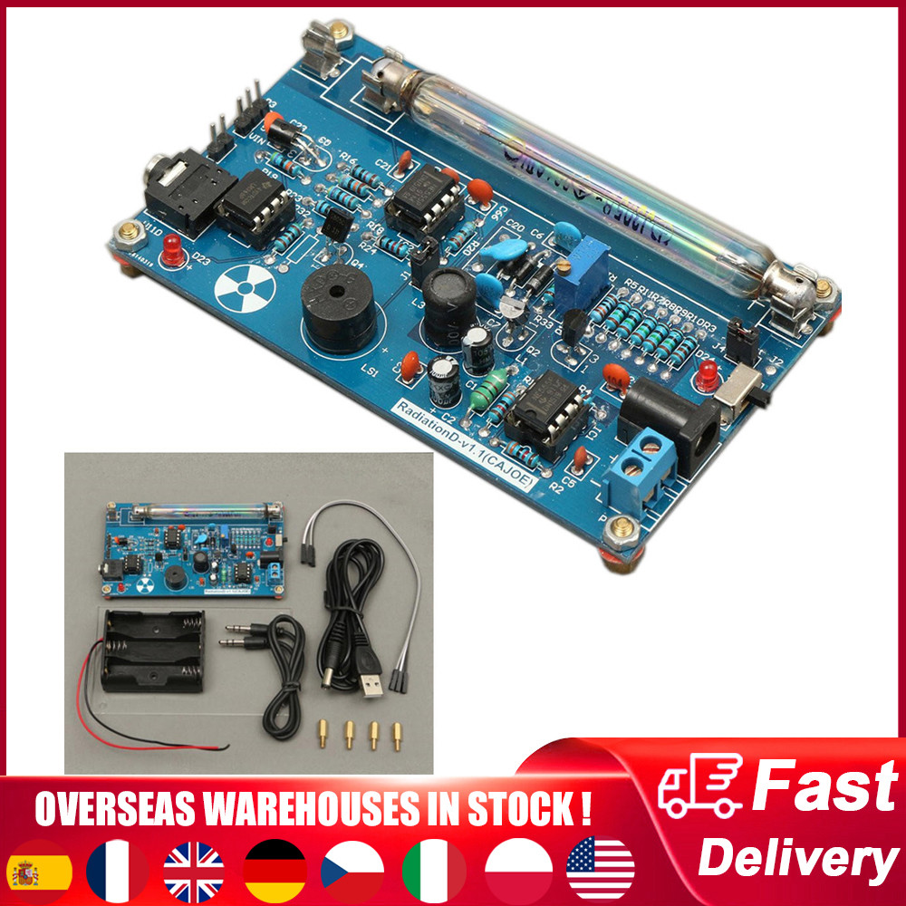 Jual DIY Geiger Counter Parts Kit Module Nuclear Radiation Detector ...