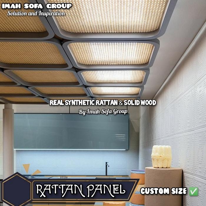Jual Rattan Panel Ceiling Rattan | Shopee Indonesia