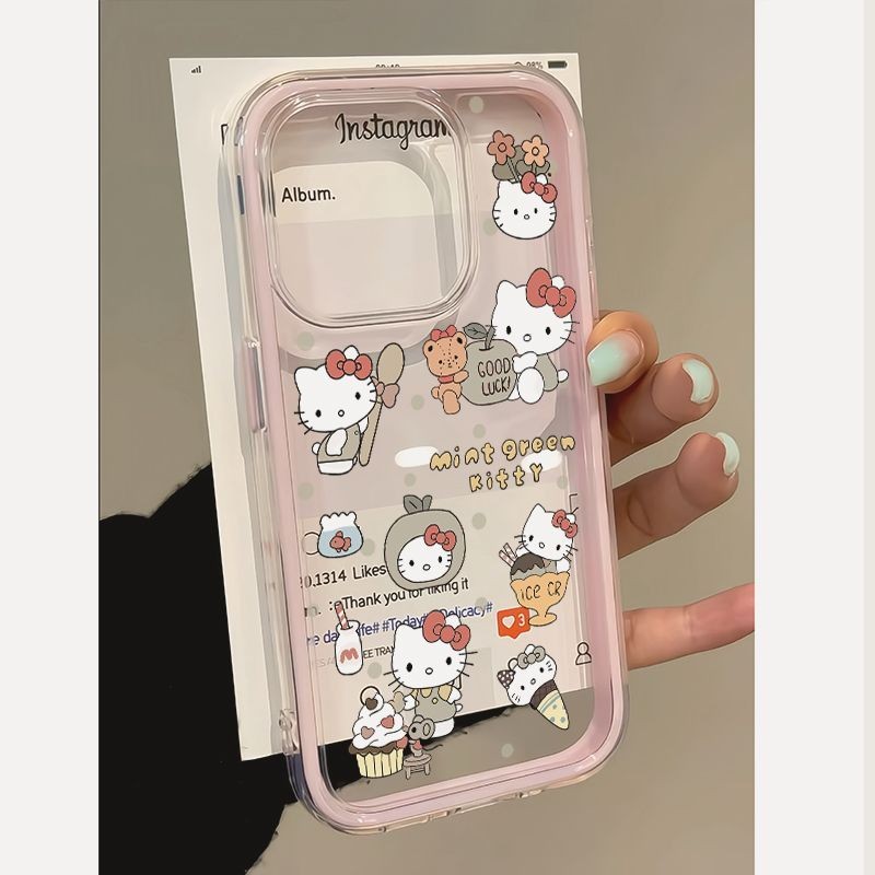 Jual Soft Lucu Kue Hello Kitty Casing Iphone 17 Pro Max 17 Air 16E 16 ...