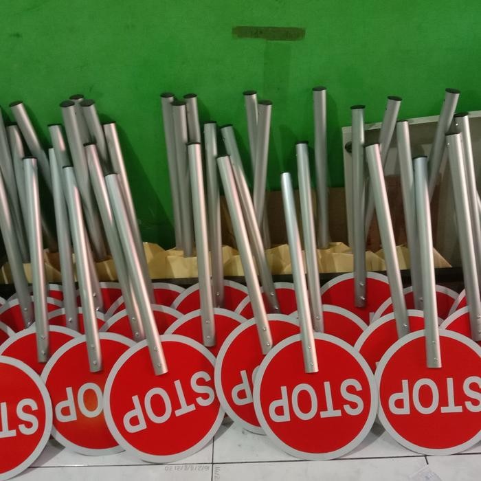 Jual TONGKAT STOP/ RAMBU STOP KECIL 20cm. *Tanpa list putih | Shopee ...