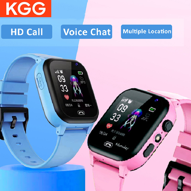 Jual New Kids Smart Watch Phone Voice Chat Call LBS SOS Location SIM ...