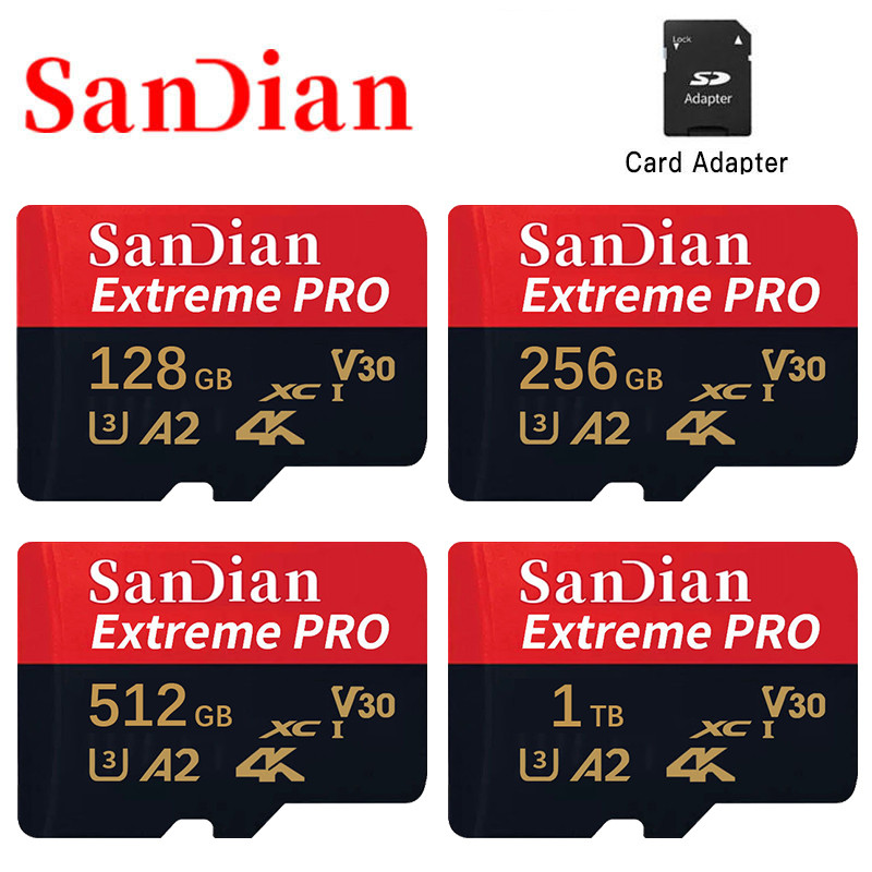 Jual SanDian 128GB Extreme Pro Micro SD Memory Card Works with Action ...
