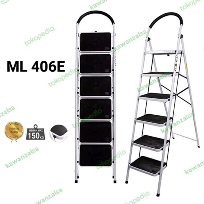 Jual Yok Di Order Tangga Lipat Besi Dalton Ml 406E Steel Household ...