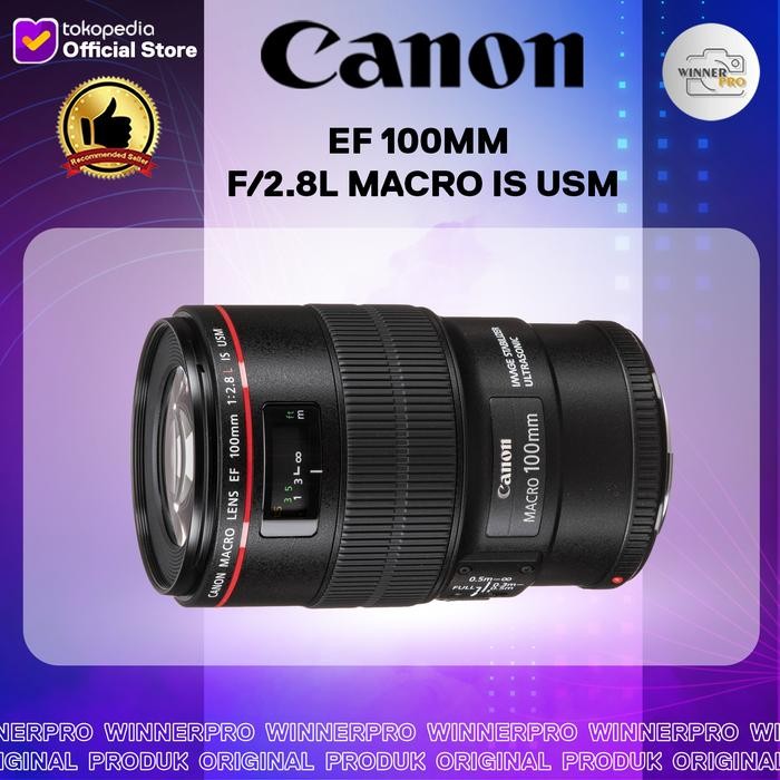 Jual LENSA CANON EF 100MM F/2.8L MACRO IS USM | Shopee Indonesia