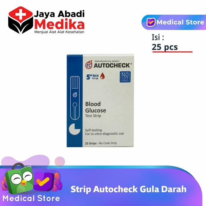 Jual strip autocheck gula darah glucose | Shopee Indonesia