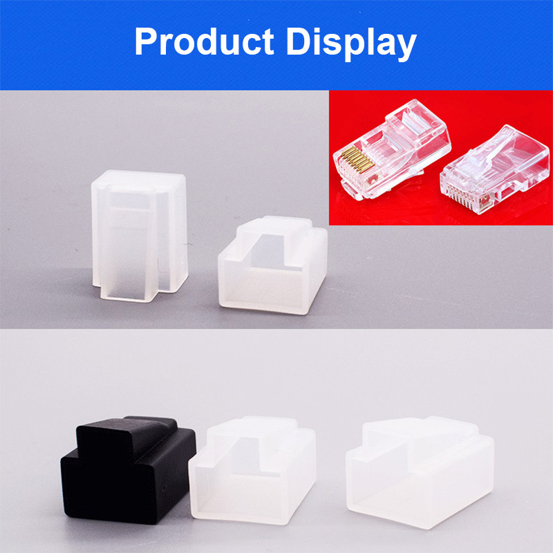Jual RJ45 Ethernet Connector Cust Cover Network Plug Cover Cap Hat for ...