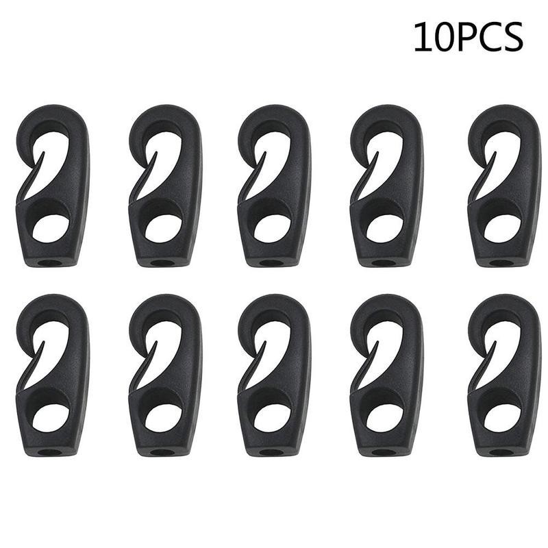 Jual IMPORT 10Pcs/Set Plastic Elastic Rope Hook Sailing Clips ...