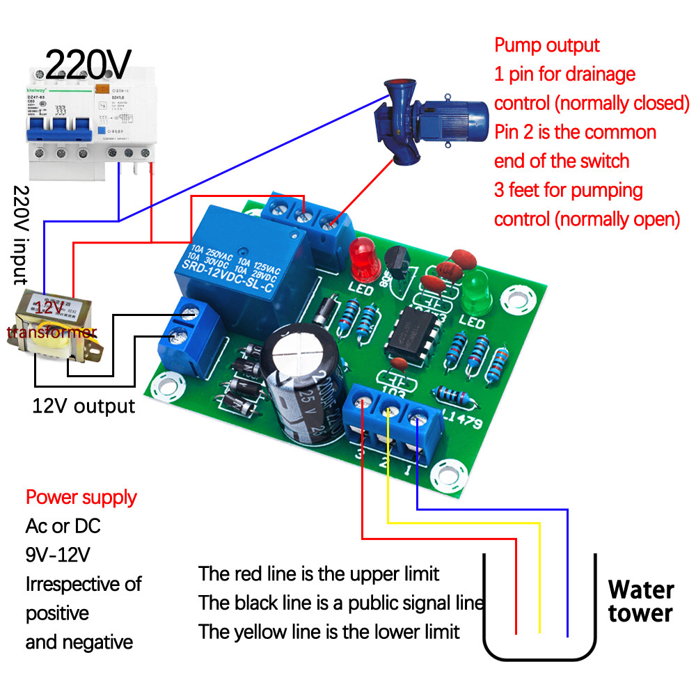Jual Water Level Controller Switch Liquid Level Sensor Module ...