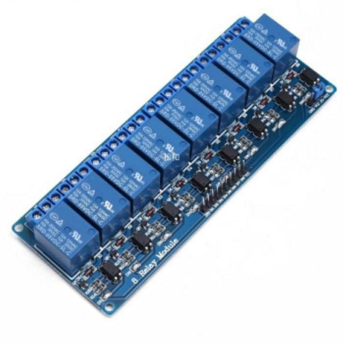 Jual Expert Relay Module 8 Channel 5V With Optocoupler For Arduino ...