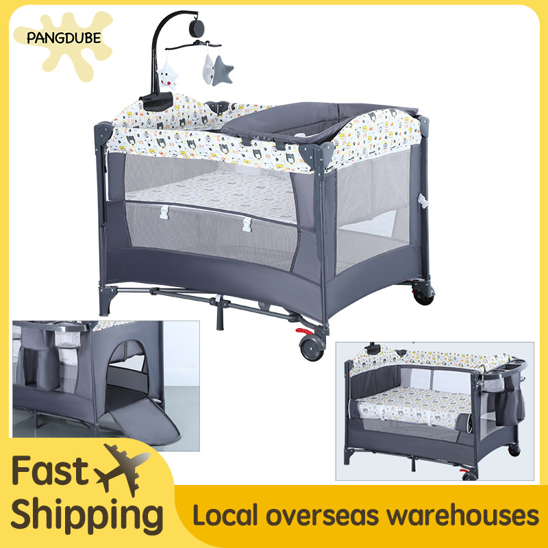 Jual PANGDUBE Multifunctional Baby Crib 0 to 3 Years Old Newborn Baby ...