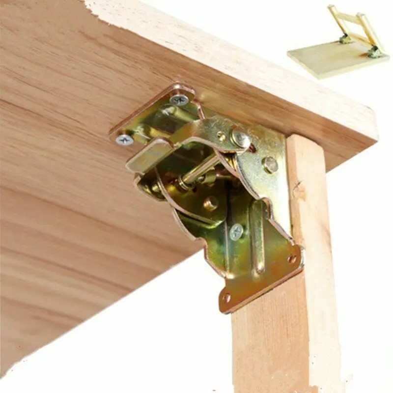 Jual Iron Folding Hinge Table Leg Brackets Foldable for Table Chair ...