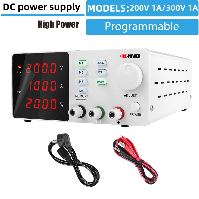 Jual 200V /300V USB Programmable Lab DC Power Supply Adjustable Digital ...