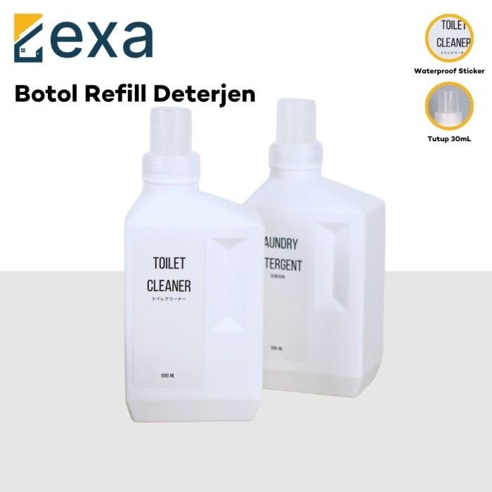 Jual BOTOL REFILL DETERJEN CAIR PEWANGI PAKAIAN SOFTENER BOTOL ...