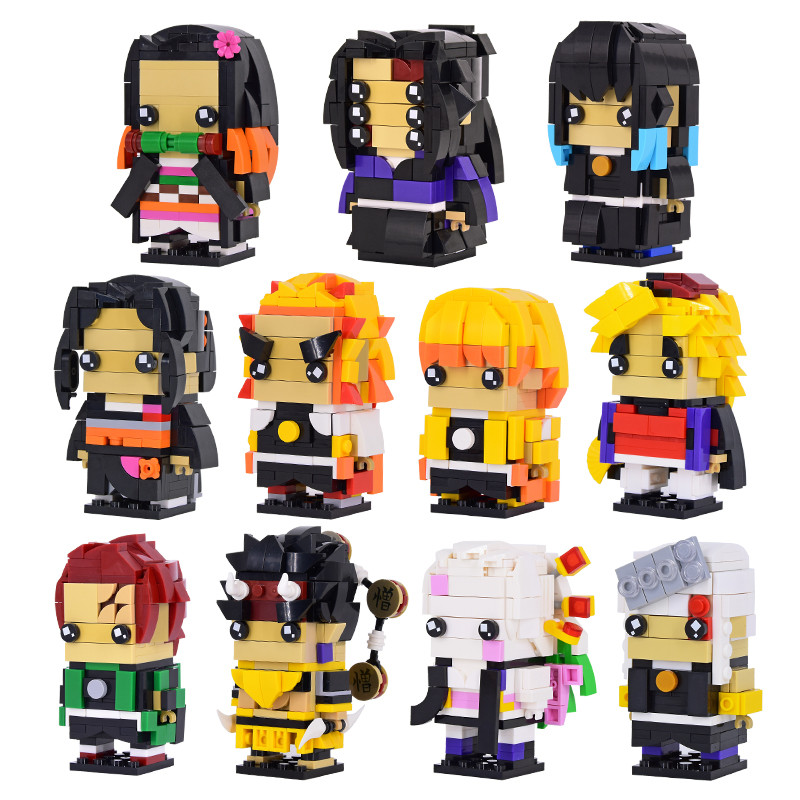 Jual Moc Bricks Set Cartoon Movie Brickheadsed Model Diy Action Figures ...