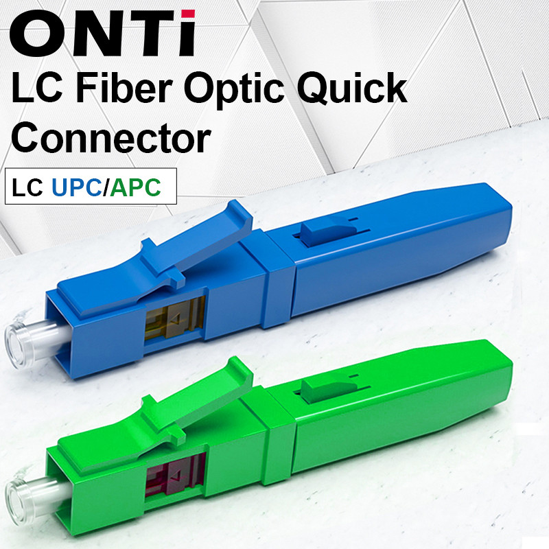 Jual ONTi 10-100pcs LC Fast Connector Single-mode Fiber Optic Quick ...