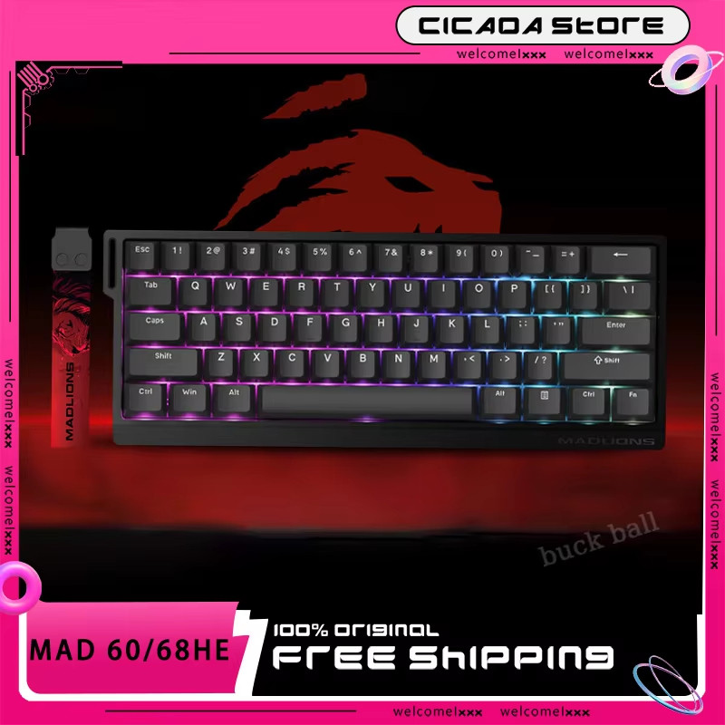 Jual Madlions Mad60 Mad68 HE Magnetic Switch Mechanical Keyboard Custom ...
