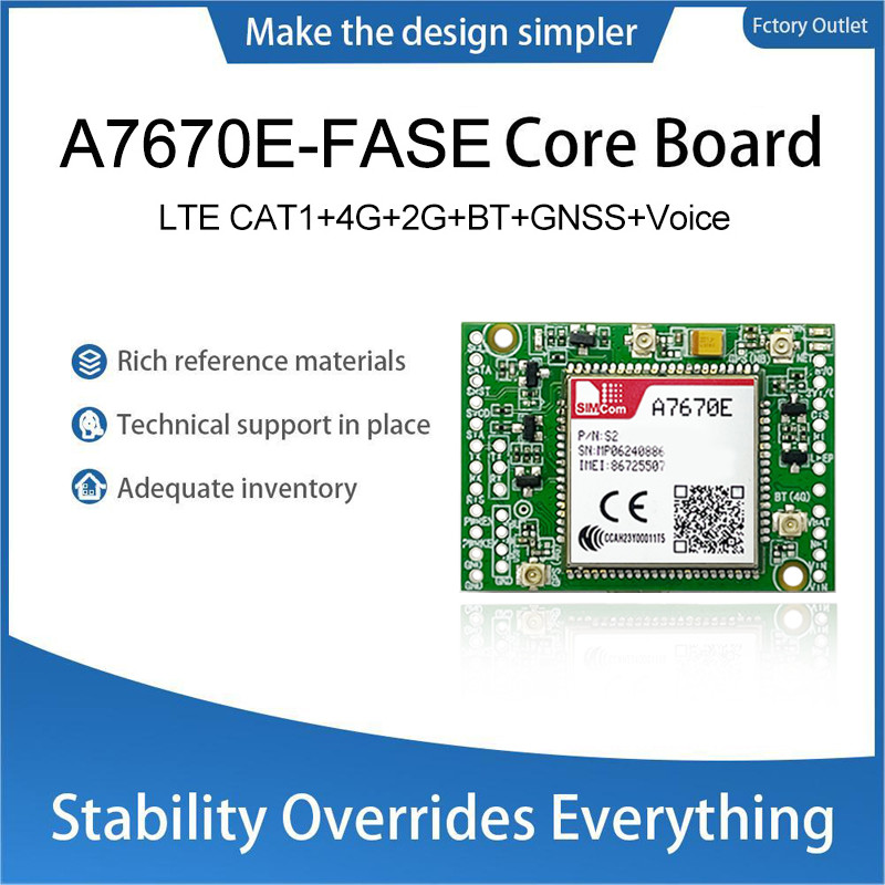 Jual SIMcom A7670E-FASE Core Board LTE CAT1+4G+2G+Voice+BT+GNSS A7670E ...