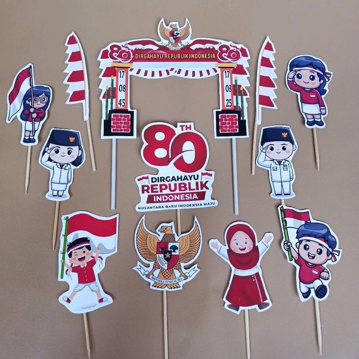 Jual Topper Agustusan gapura Kemerdekaan / 17 Agustus / Merdeka ...