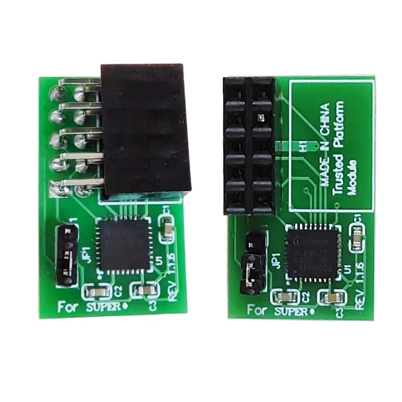 Jual REKOMENDASI/ 896F For SuperMicro SPI 10Pin TPM2.0 Trusted Platform ...