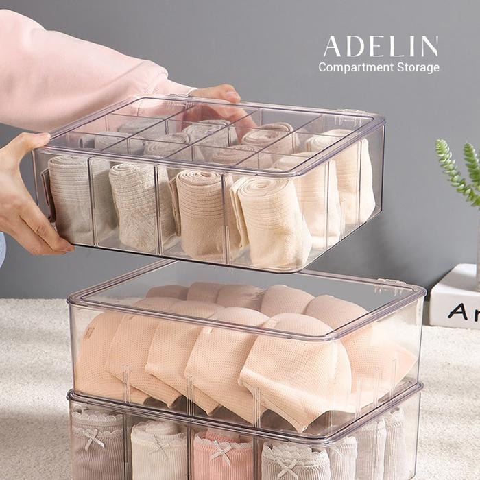 Jual APHOME Kotak Organizer Serbaguna Box Akrilik Sekat Storage Pakaian ...