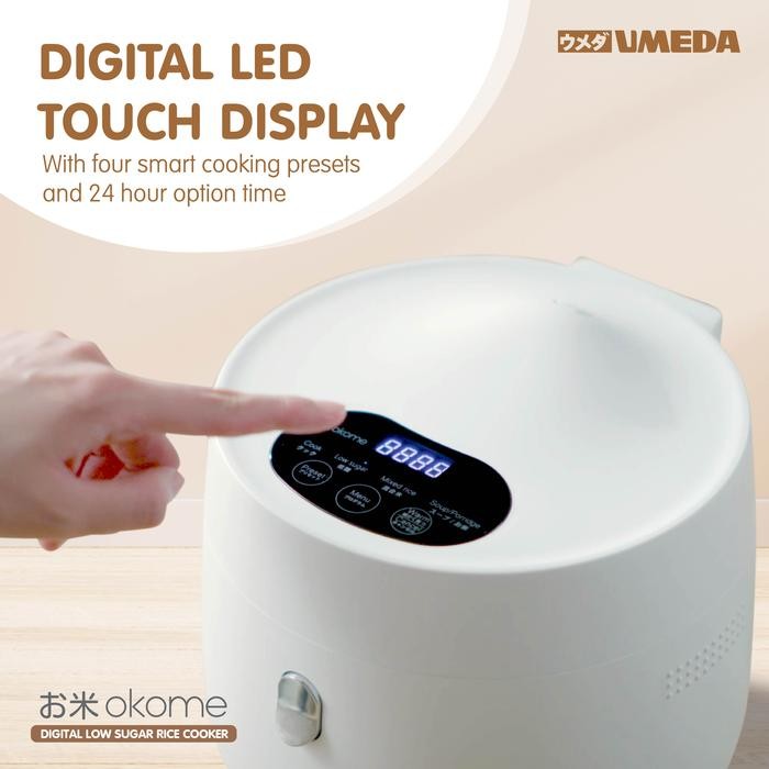 Jual Cof3 Umeda Okome Low Sugar Smart Rice Cooker | Shopee Indonesia