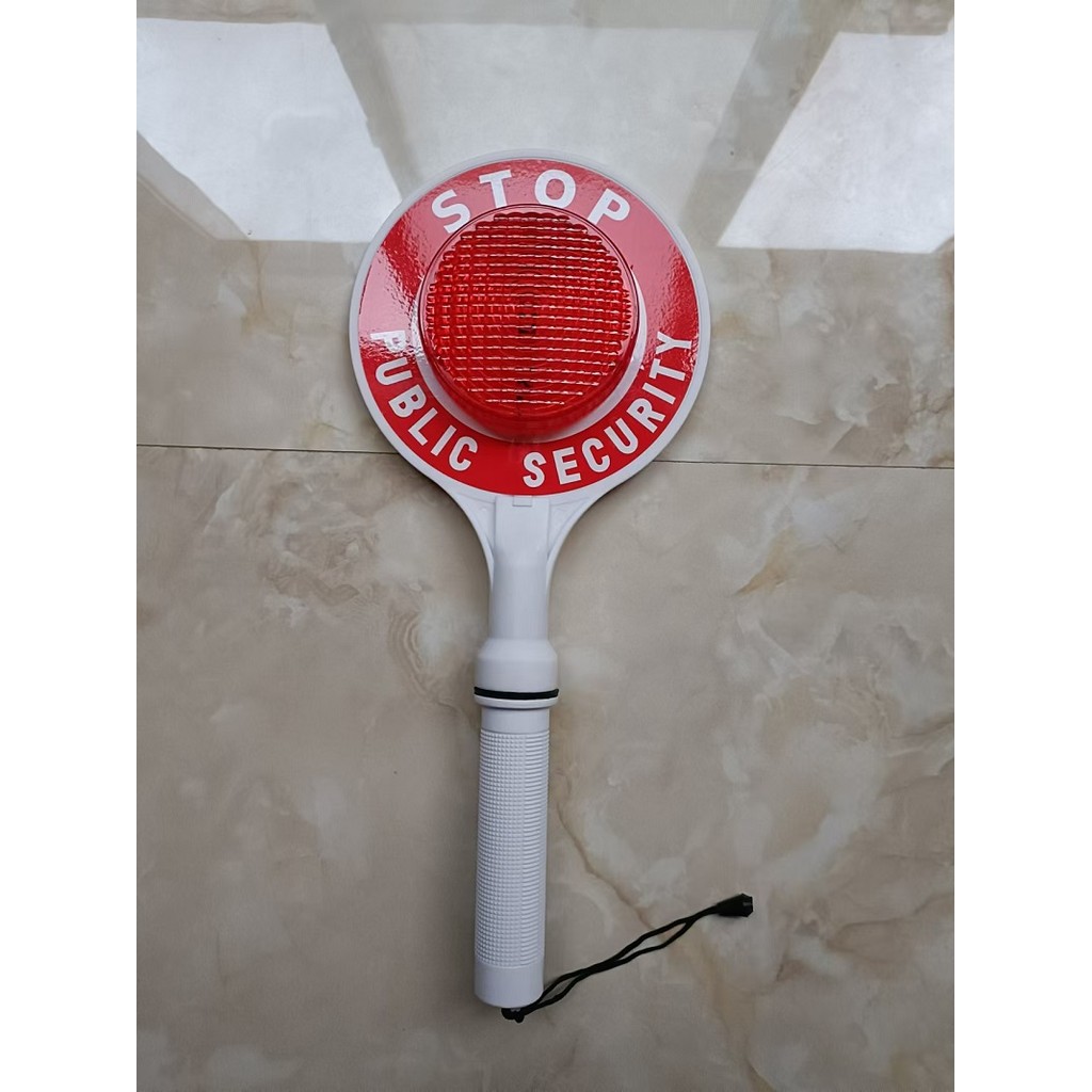 Jual Holding Stop Sign Traffic Baton Warning Light Stop Warning Signs ...