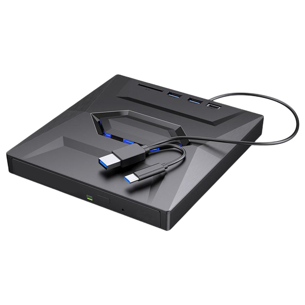 Jual USB3.0 Disk Reader Rewriter Drive with USB/Type-C Ports+ SD/TF ...