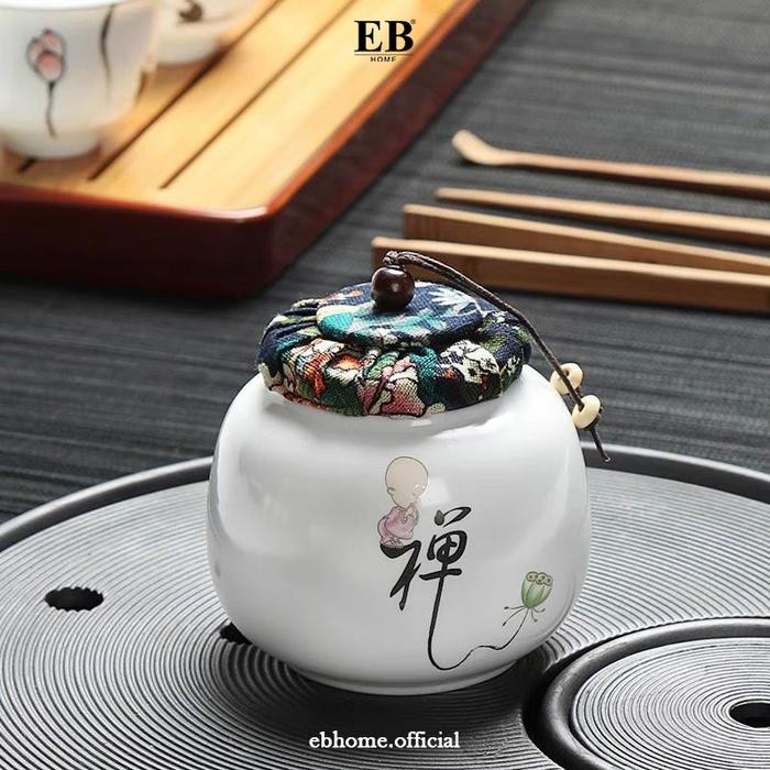 Jual Tempat Daun Teh Kopi / Jar Keramik / Tea Leaf Storage 79/65-70 ...