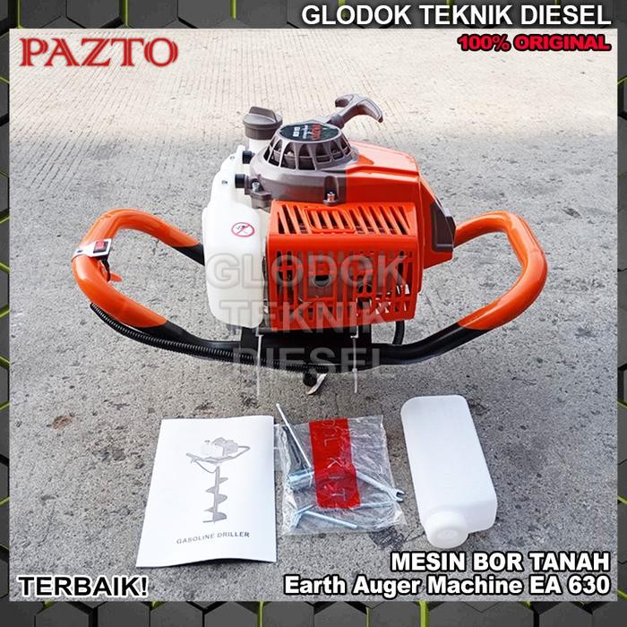Jual Mesin Bor Lubang Tanah Biopori Earth Auger Drill 63 Cc + Mata ...