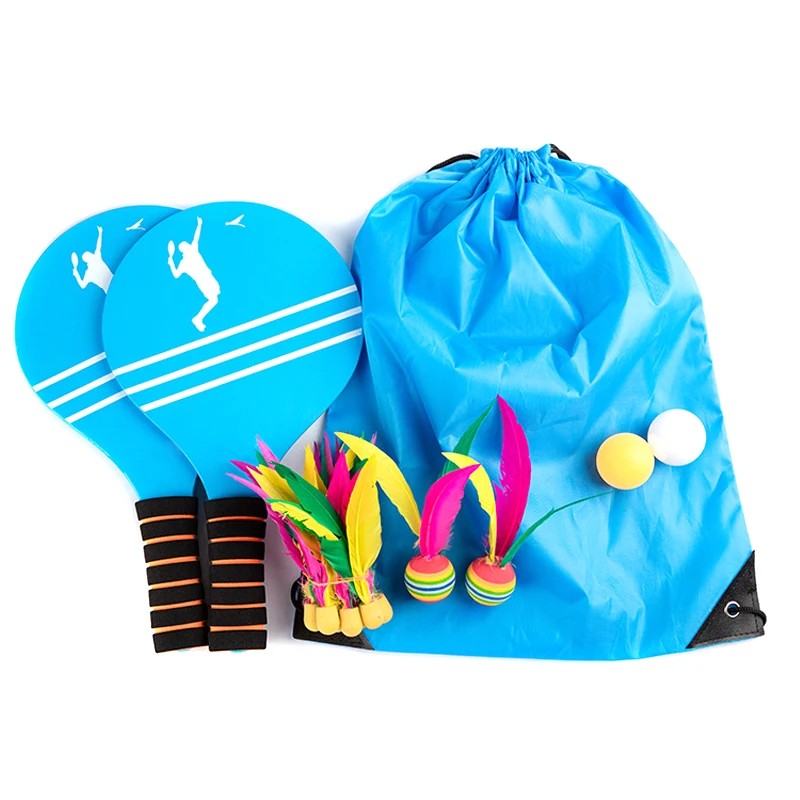 Jual Beach Tennis And Badminton Racket Paddle Set Paddle Ball ...