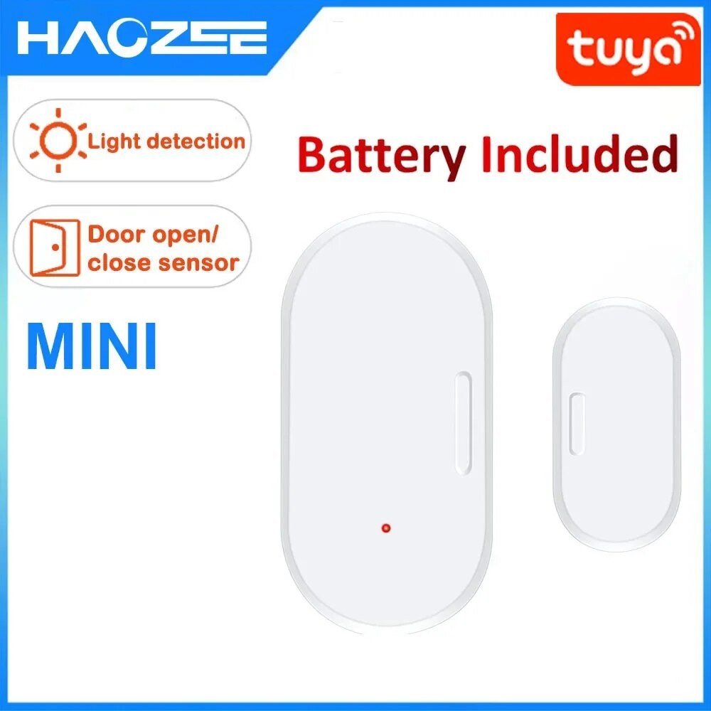 Jual Tuya Smart ZigBee Door Window Contact Sensor Smart Home Wireless ...