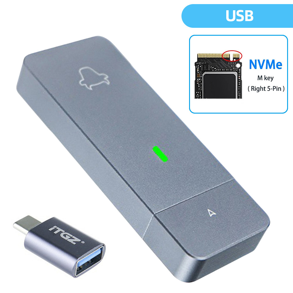 Jual M.2 NVMe 2230 Portable SSD Box JMS583 Solid State Drive Case M.2 M ...