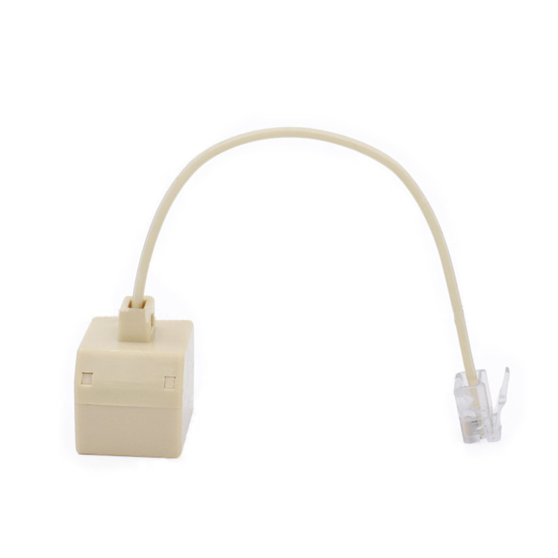 Jual RJ11 6P4C 1 to 2 Wire Adapter Telephone Ethernet Cord Converter ...