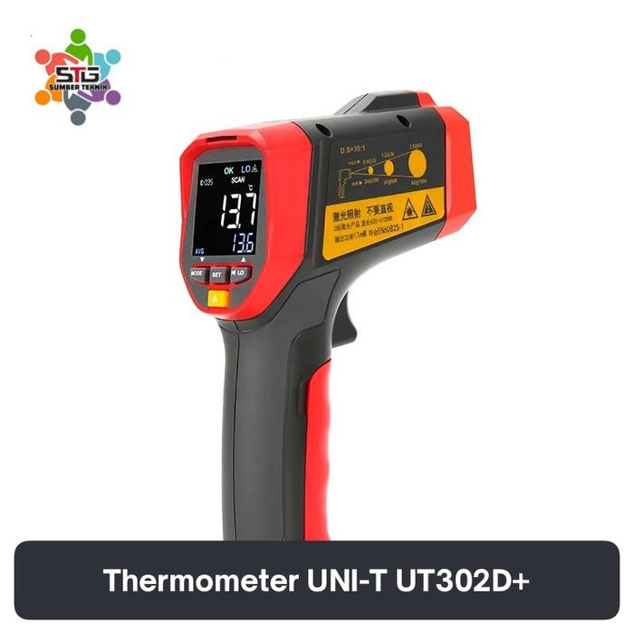 Jual Infrared Thermometer UNI-T UT302D+ Gun Termometer UNIT Thermogun ...